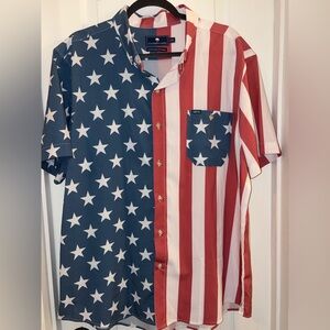 SOUTHERN SHIRT COMPANY Patriotic Stars and Stripes Men's Shirt NWOT